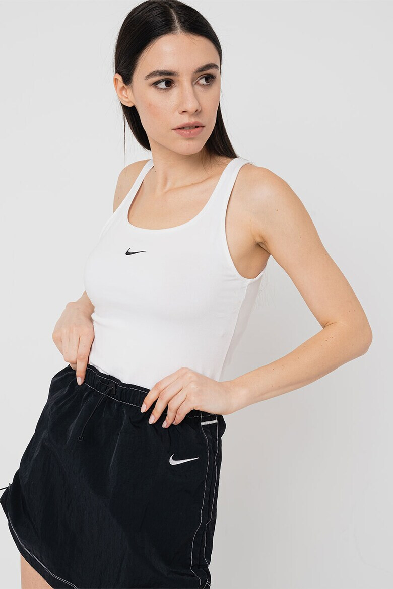 Nike Топ Essential с изрязан гръб и лого - Pepit.bg