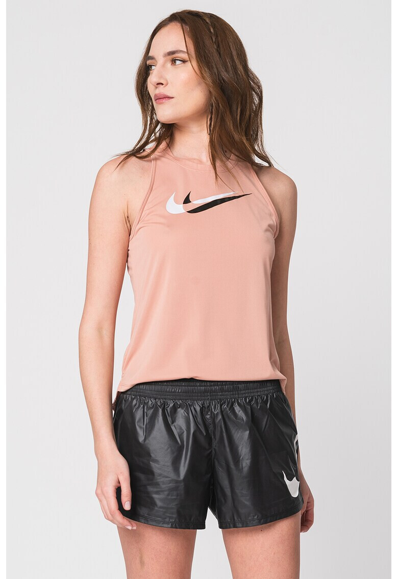 Nike Топ за бягане Swoosh с Dri-FIT - Pepit.bg