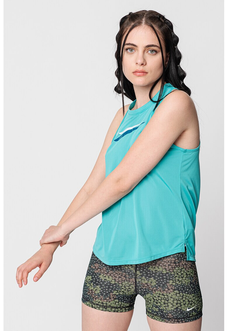 Nike Топ за бягане Swoosh с Dri-FIT - Pepit.bg