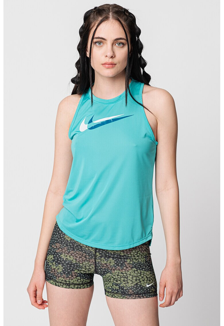 Nike Топ за бягане Swoosh с Dri-FIT - Pepit.bg