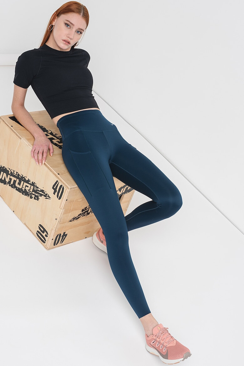 Nike Тренировъчен клин с Dri-FIT - Тъмносин - Pepit.bg