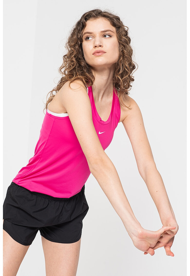 Nike Фитнес топ One с Dri-Fit с лого - Pepit.bg