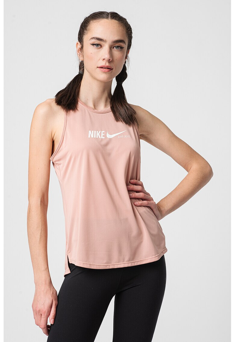 Nike Тренировъчен топ One Dri-Frit с лого - Pepit.bg