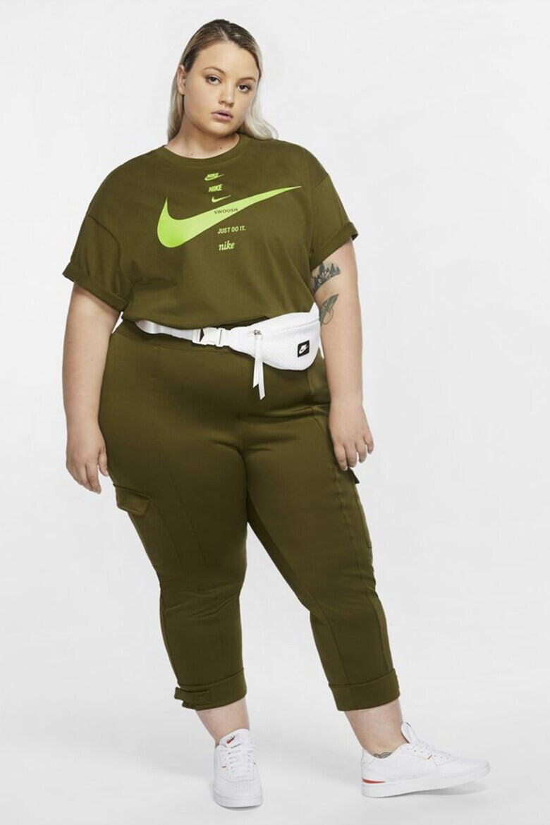 Nike Уголемена тениска с лого - Pepit.bg