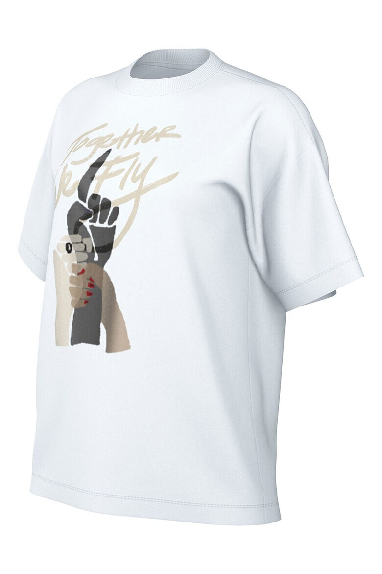 Nike Уголемена тениска Swoosh Fly - Pepit.bg