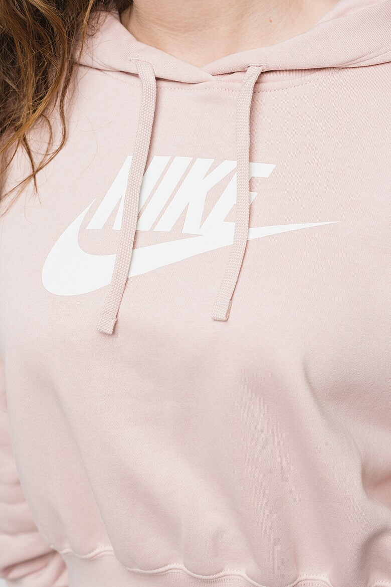 Nike Уголемено късо худи с лого - Pepit.bg