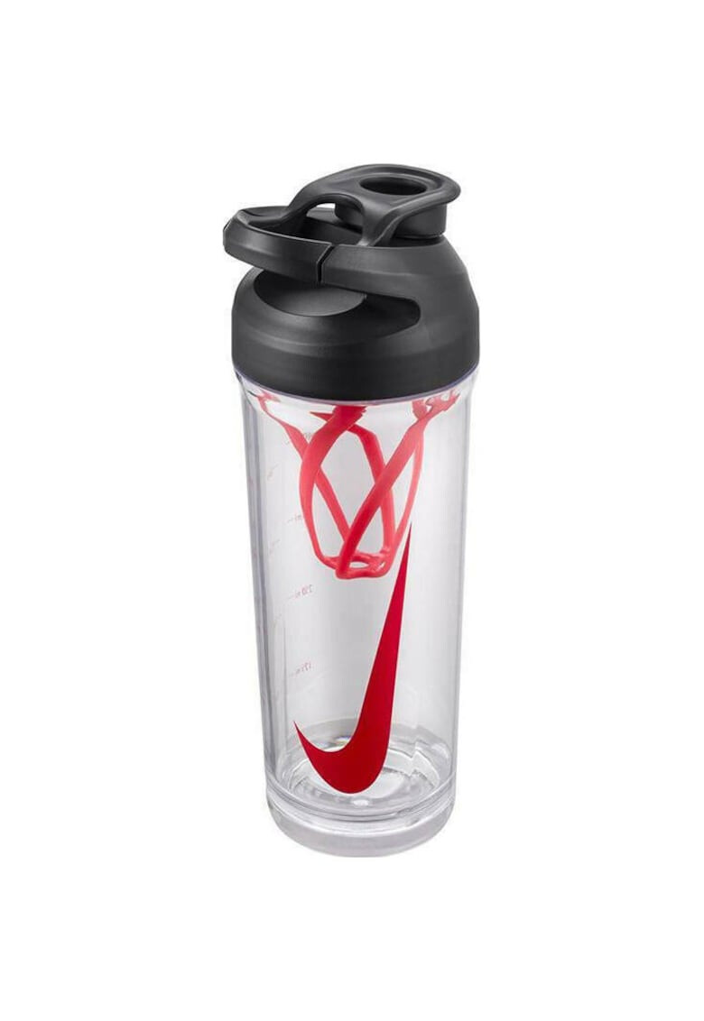 Nike Унисекс бутилка TR HYPERCHARGE SHAKER 24 OZ Прозрачен/черен/червен 709 мл - Pepit.bg