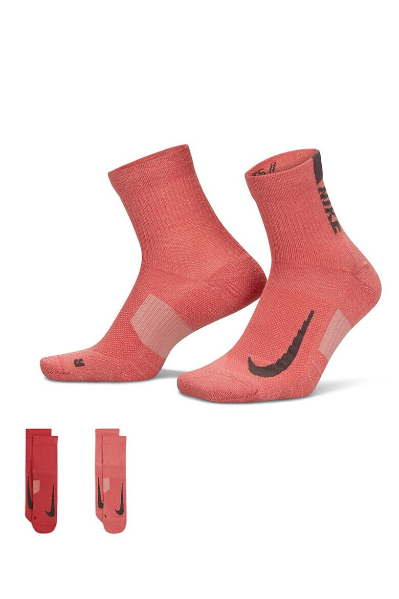 Nike Унисекс чорапи за бягане Multiplier - 2 чифта - Pepit.bg