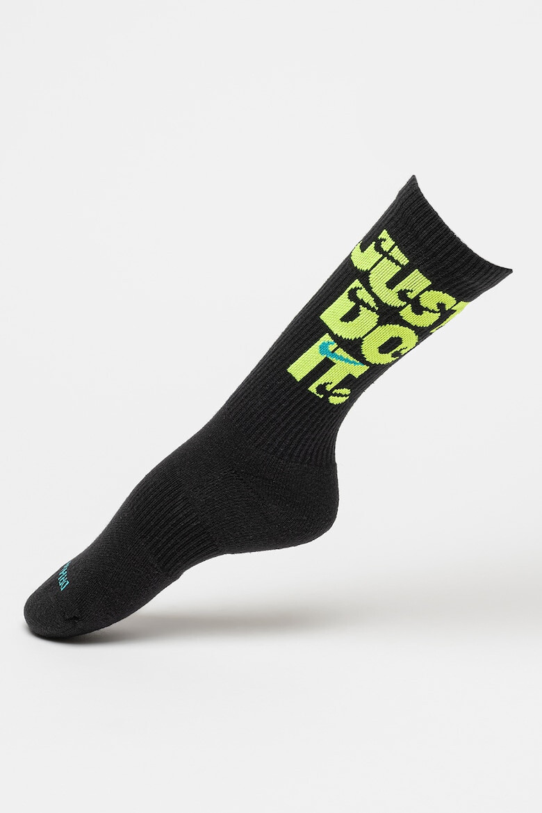 Nike Унисекс дълги фитнес чорапи Everyday Plus Cushioned с Dri-FIT - 3 чифта - Pepit.bg