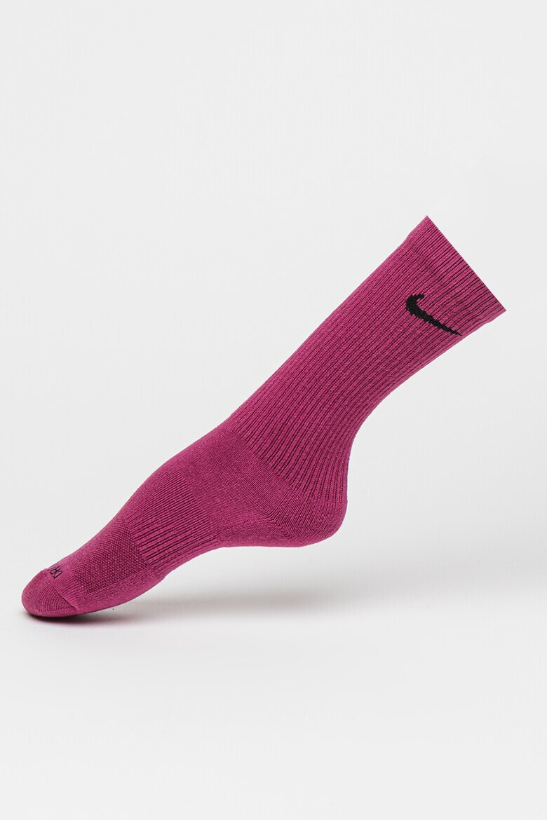 Nike Унисекс фитнес чорапи Everyday Plus - 3 чифта - Pepit.bg