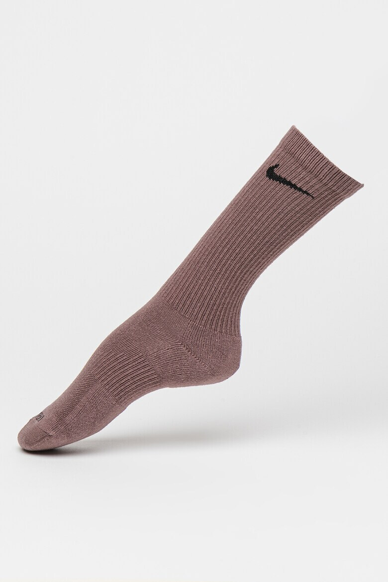 Nike Унисекс фитнес чорапи Everyday Plus - 3 чифта - Pepit.bg