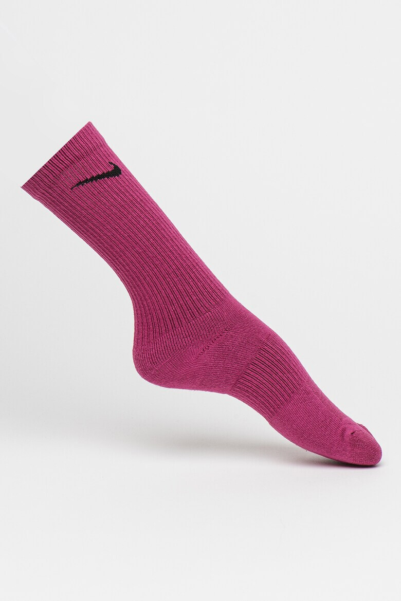 Nike Унисекс фитнес чорапи Everyday Plus - 3 чифта - Pepit.bg