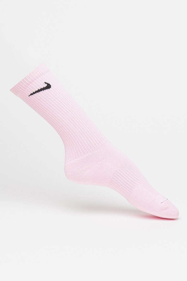 Nike Унисекс фитнес чорапи Everyday Plus - 3 чифта - Pepit.bg