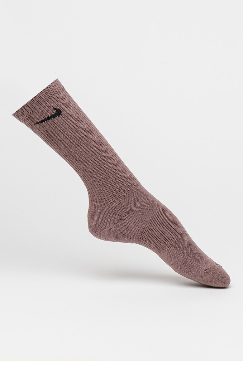 Nike Унисекс фитнес чорапи Everyday Plus - 3 чифта - Pepit.bg