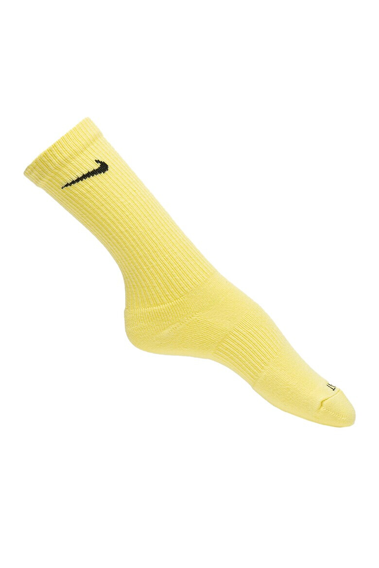 Nike Унисекс фитнес чорапи Everyday Plus - 3 чифта - Pepit.bg