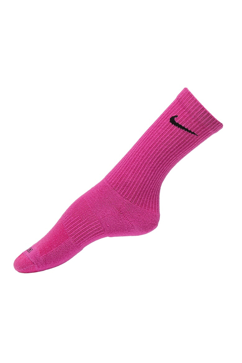 Nike Унисекс фитнес чорапи Everyday Plus - 3 чифта - Pepit.bg