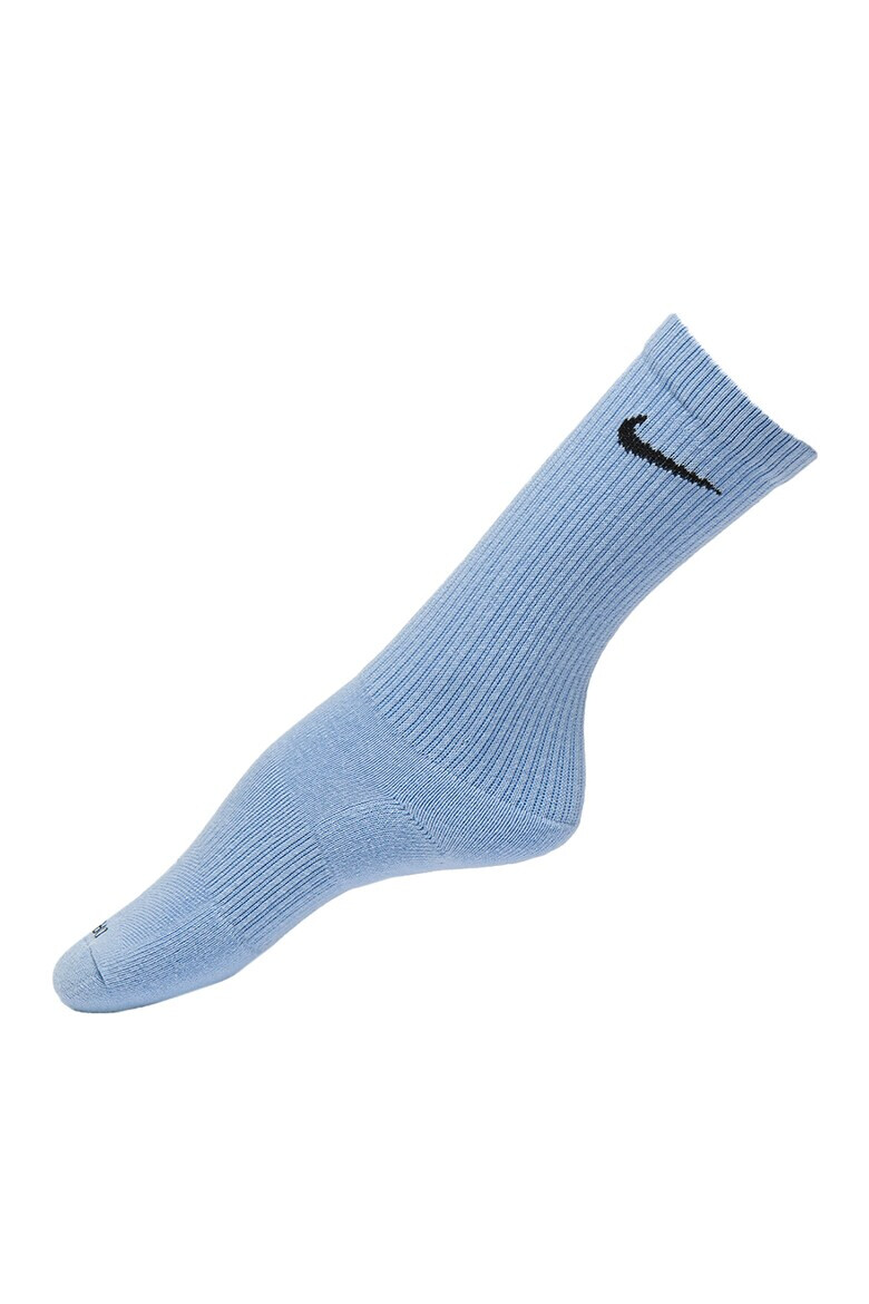 Nike Унисекс фитнес чорапи Everyday Plus - 3 чифта - Pepit.bg