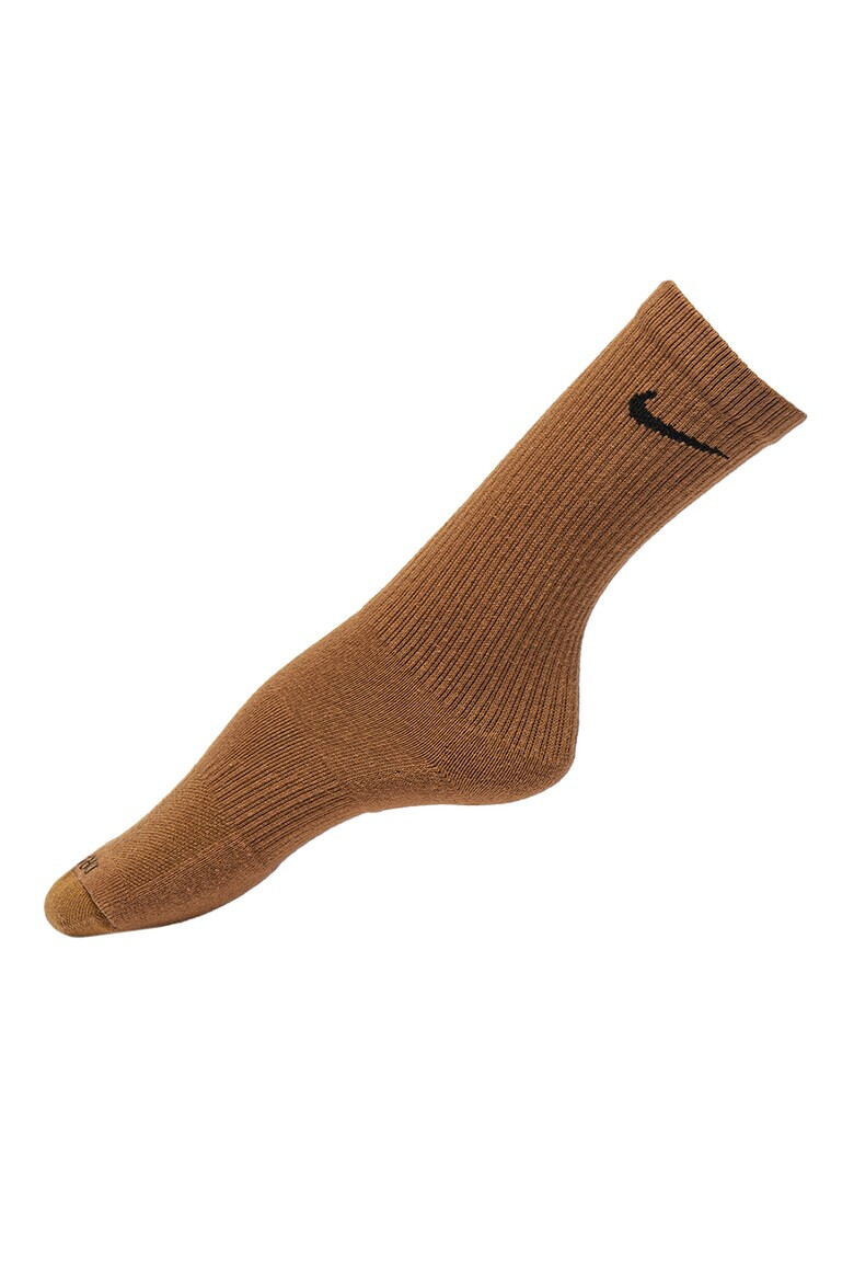 Nike Унисекс фитнес чорапи Everyday Plus - 3 чифта - Pepit.bg