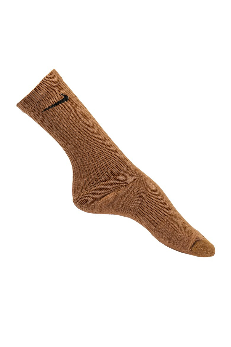 Nike Унисекс фитнес чорапи Everyday Plus - 3 чифта - Pepit.bg