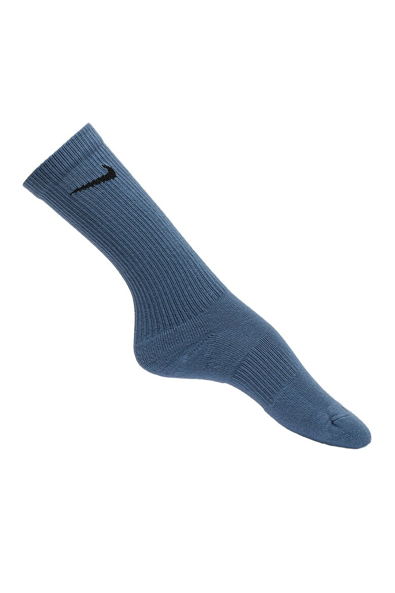 Nike Унисекс фитнес чорапи Everyday Plus - 3 чифта - Pepit.bg