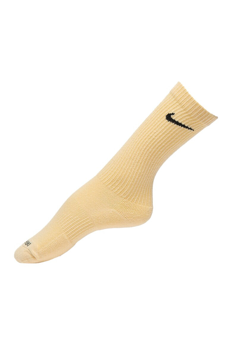 Nike Унисекс фитнес чорапи Everyday Plus - 3 чифта - Pepit.bg