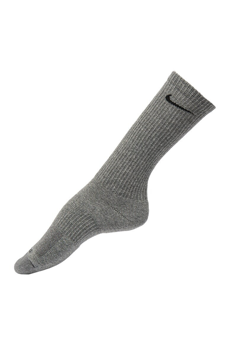 Nike Унисекс фитнес чорапи Everyday Plus - 3 чифта - Pepit.bg