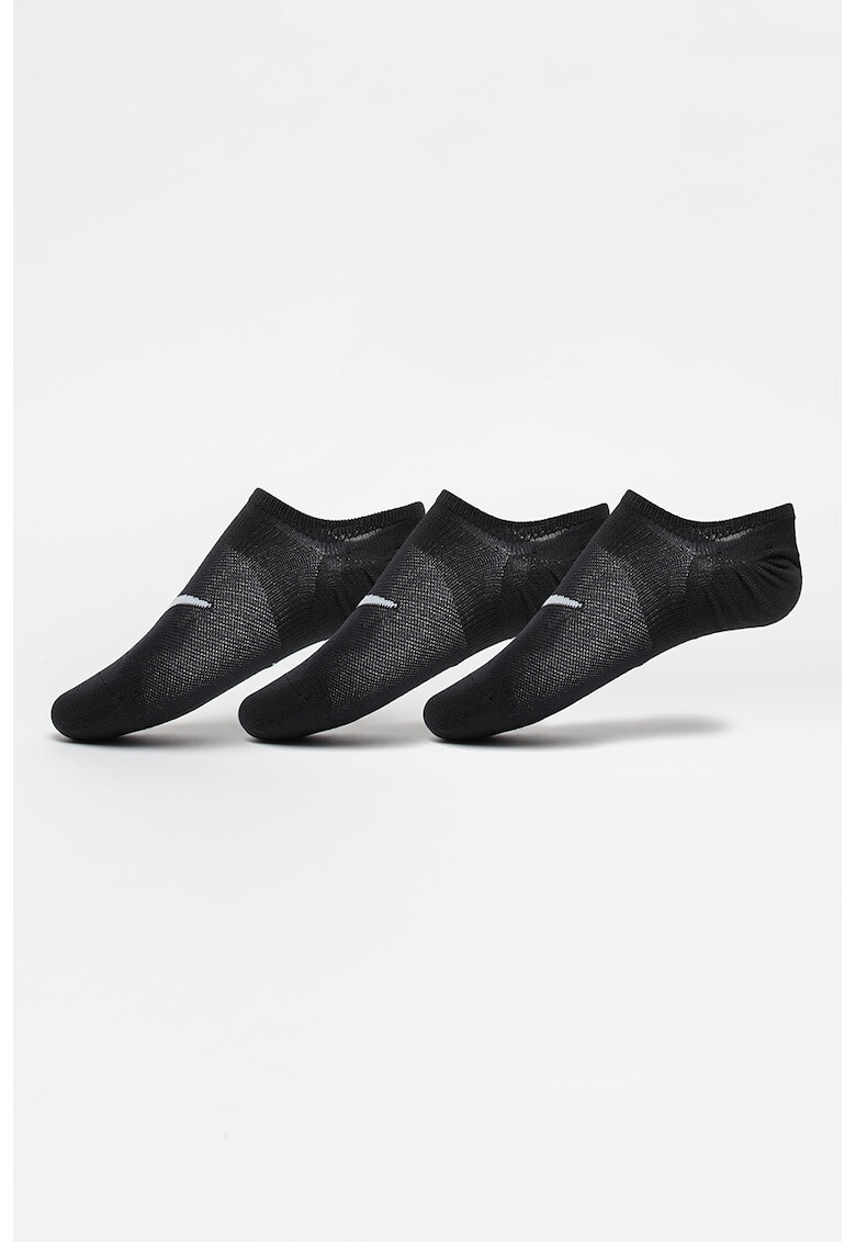 Nike Унисекс изрязани фитнес чорапи Everyday Plus - 3 чифта - Pepit.bg