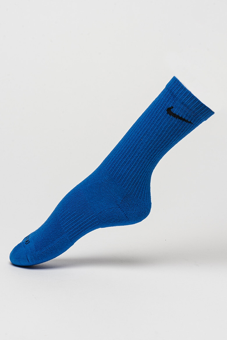 Nike Унисекс омекотени тренировъчни чорапи Everyday Plus - 3 чифта - Pepit.bg