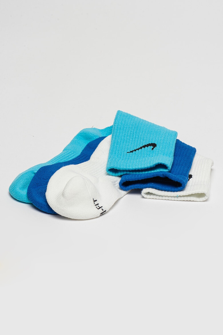 Nike Унисекс омекотени тренировъчни чорапи Everyday Plus - 3 чифта - Pepit.bg