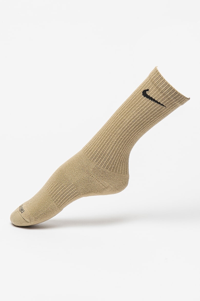 Nike Унисекс фитнес чорапи Everyday Plus - 3 чифта - Pepit.bg