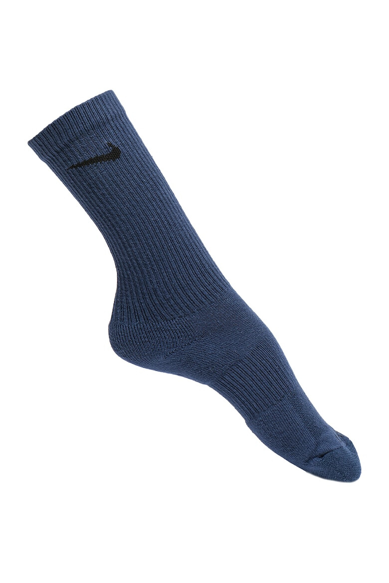 Nike Унисекс фитнес чорапи Everyday Plus - 3 чифта - Pepit.bg