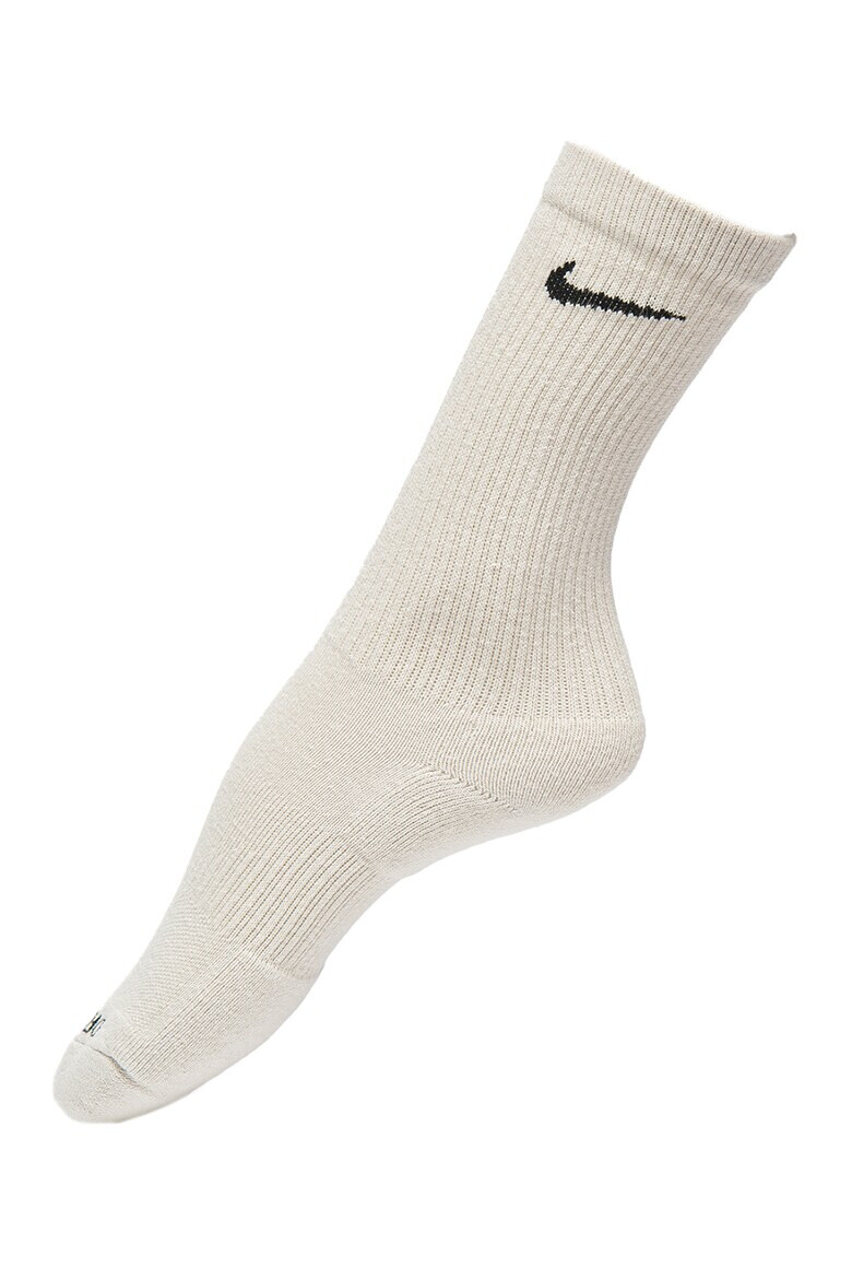 Nike Унисекс фитнес чорапи Everyday Plus - 3 чифта - Pepit.bg