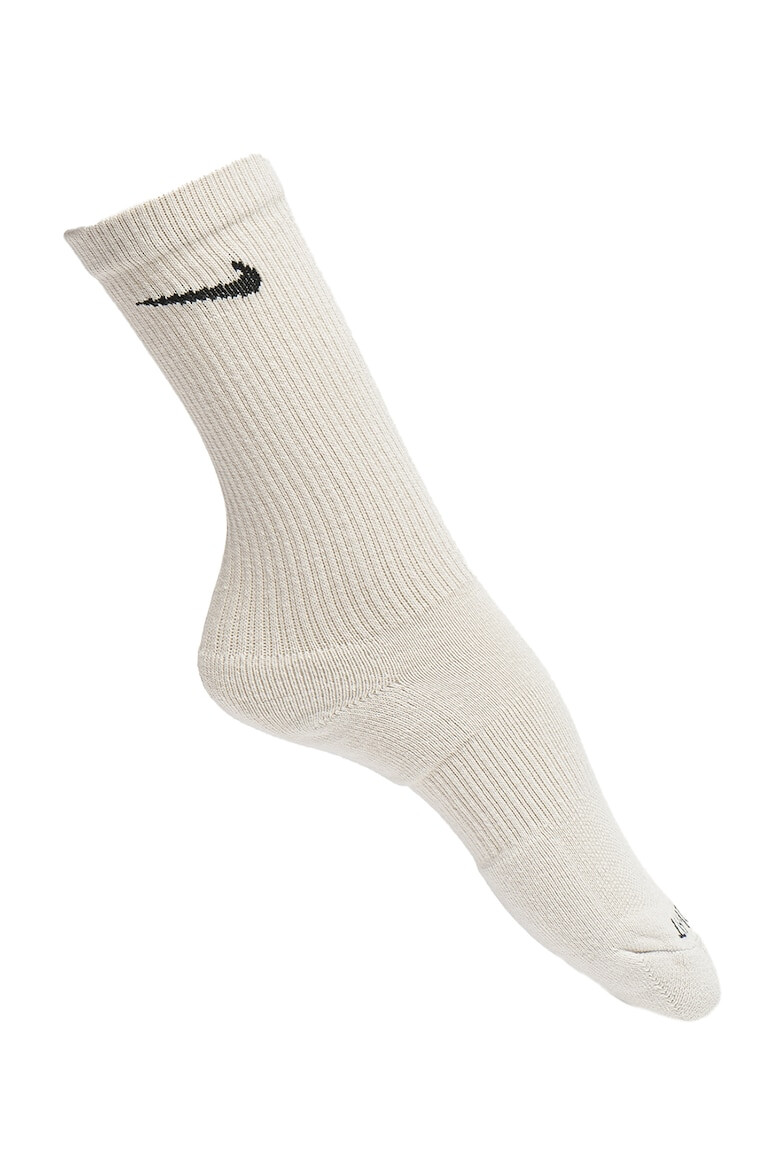 Nike Унисекс фитнес чорапи Everyday Plus - 3 чифта - Pepit.bg