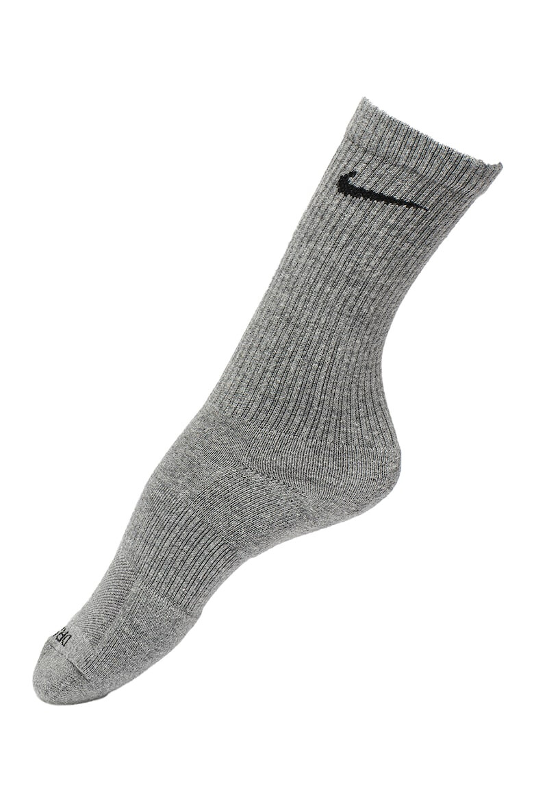 Nike Унисекс фитнес чорапи Everyday Plus - 3 чифта - Pepit.bg