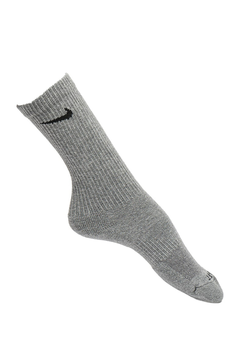 Nike Унисекс фитнес чорапи Everyday Plus - 3 чифта - Pepit.bg