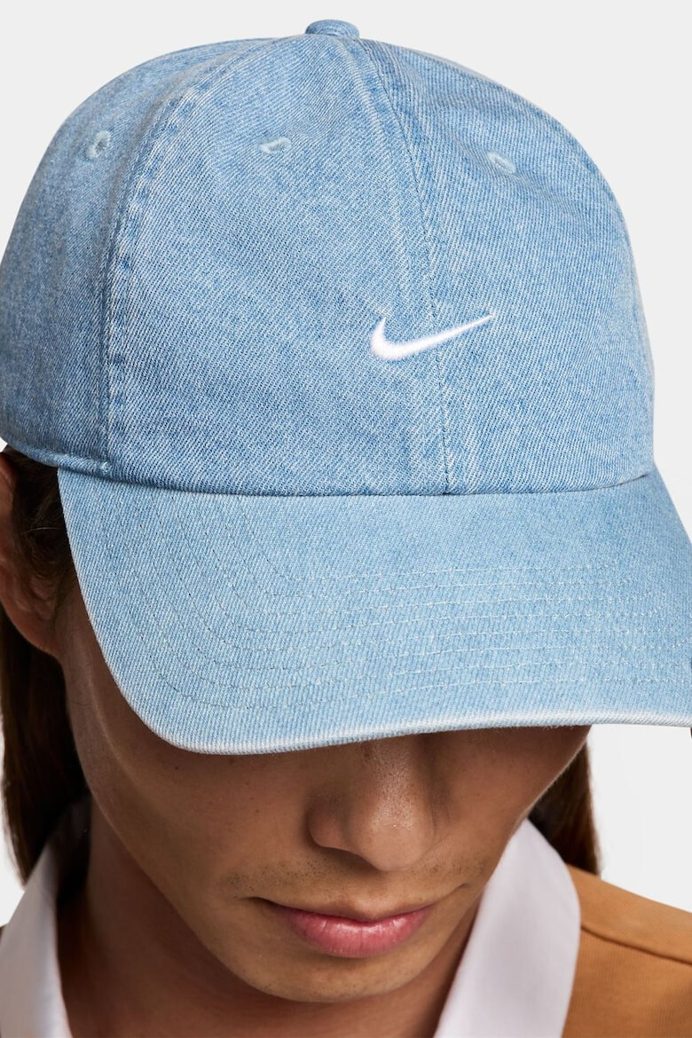 Nike Унисекс шапка от деним с монограм - Pepit.bg