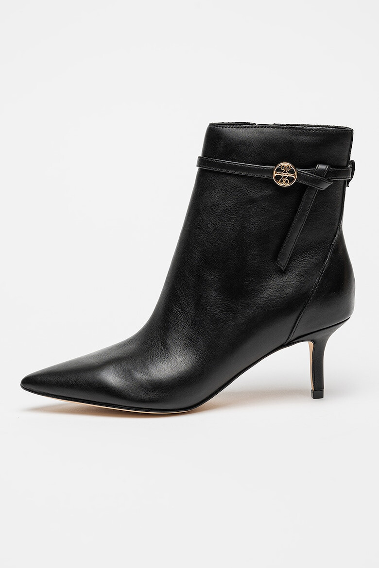 NINE WEST Боти Ansell с кожа - Черен - Pepit.bg