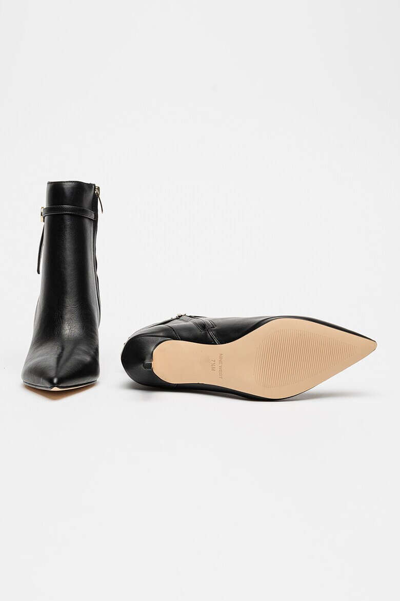 NINE WEST Боти Ansell с кожа - Черен - Pepit.bg