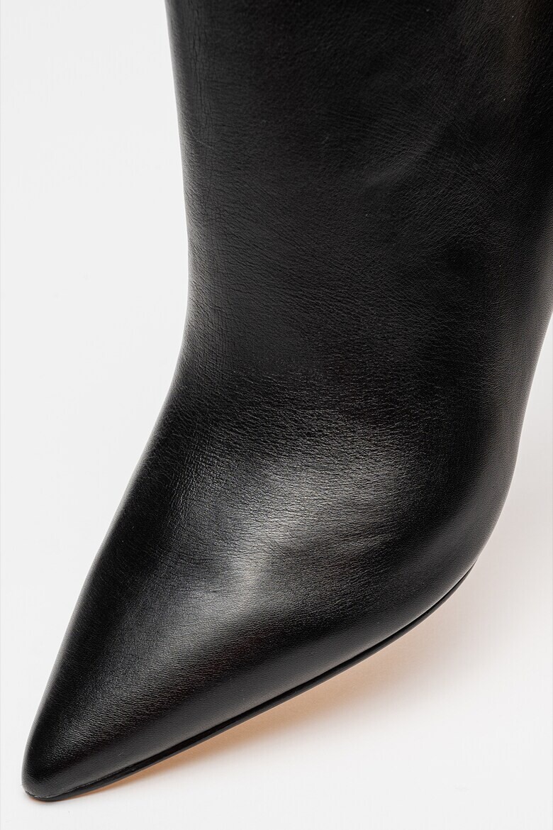 NINE WEST Боти Ansell с кожа - Черен - Pepit.bg