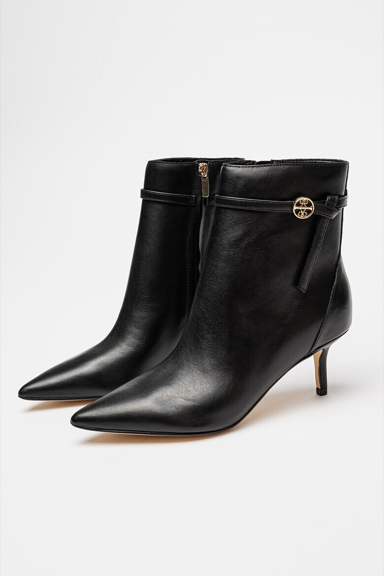 NINE WEST Боти Ansell с кожа - Черен - Pepit.bg