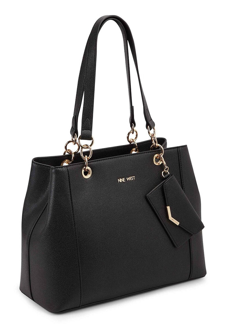NINE WEST Чанта Basil Jet от еко кожа с цип - Pepit.bg
