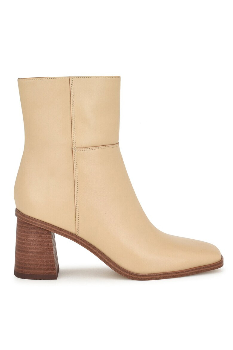 NINE WEST Кожени боти Dither с масивен ток - Pepit.bg