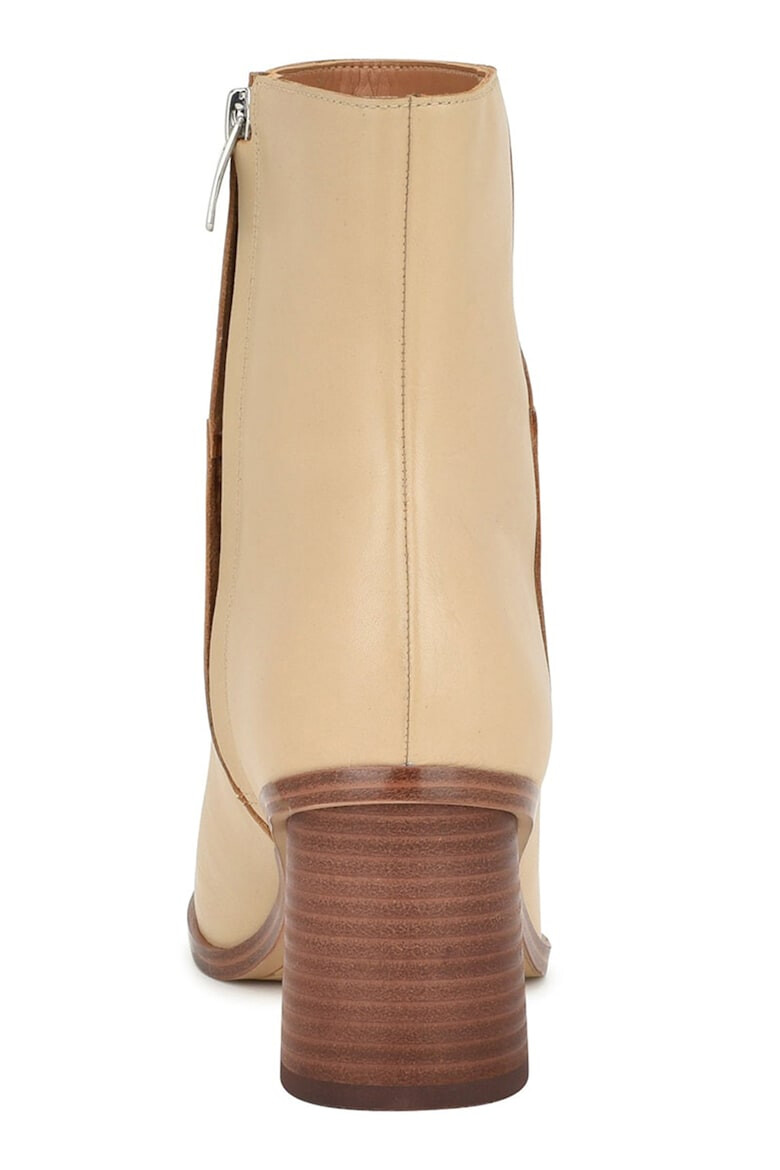 NINE WEST Кожени боти Dither с масивен ток - Pepit.bg
