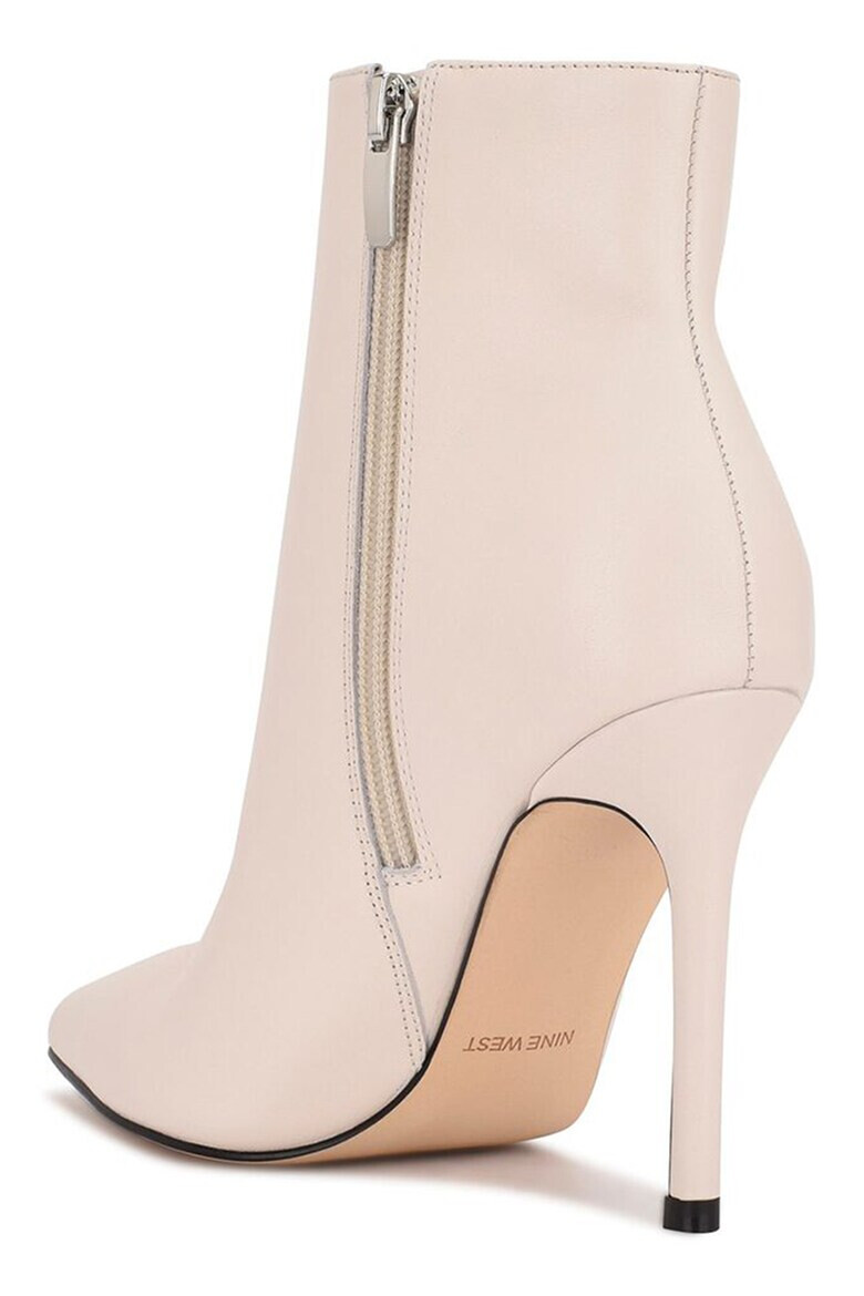 NINE WEST Кожени боти Farrah с остър връх - Pepit.bg