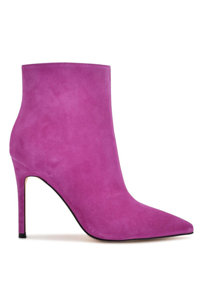 NINE WEST Кожени боти Farrah с остър връх - Pepit.bg