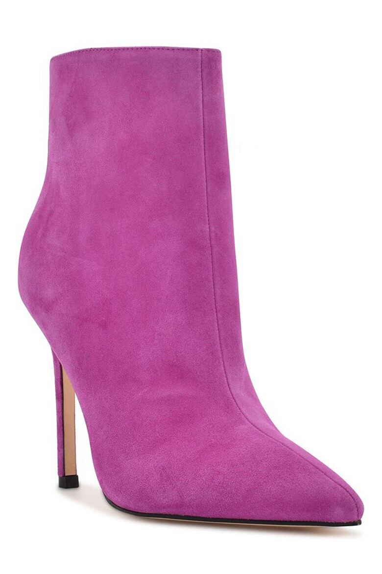 NINE WEST Кожени боти Farrah с остър връх - Pepit.bg