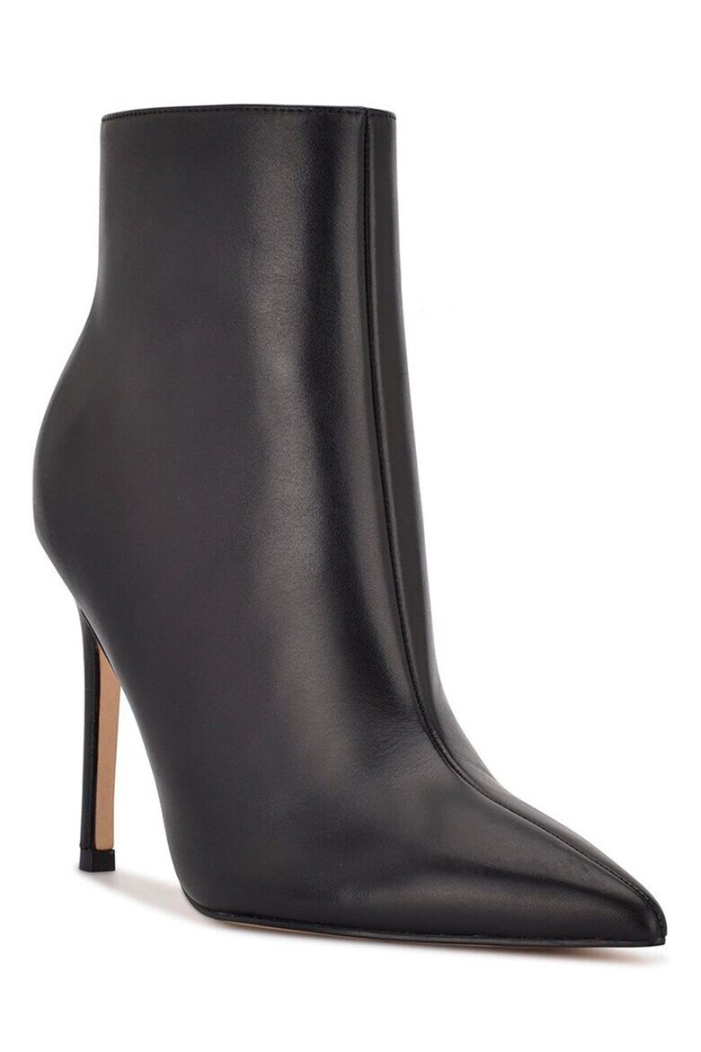 NINE WEST Кожени боти Farrah с остър връх - Pepit.bg