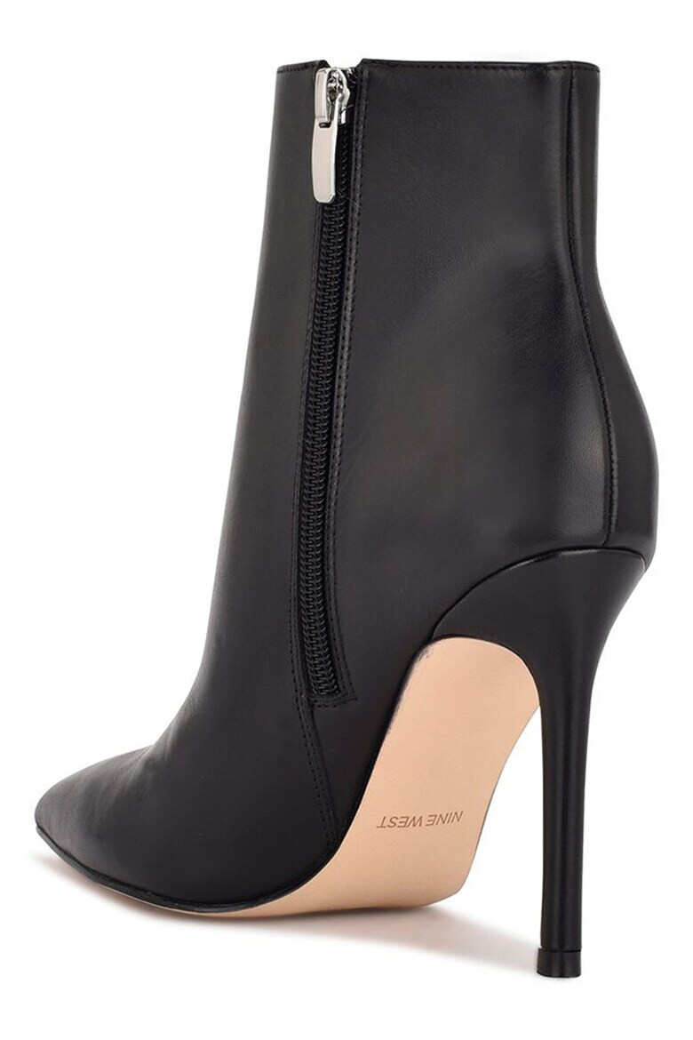 NINE WEST Кожени боти Farrah с остър връх - Pepit.bg