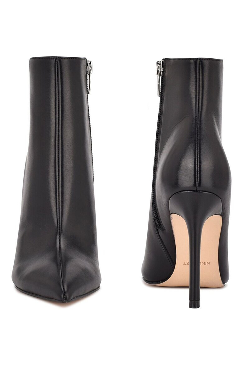 NINE WEST Кожени боти Farrah с остър връх - Pepit.bg