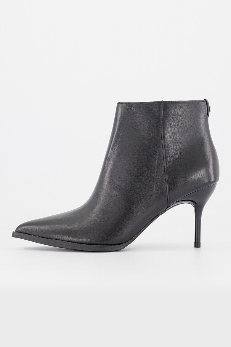 NINE WEST Кожени боти Jacks с остър връх - Pepit.bg